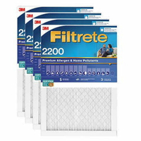 [3美國直購] 3M Filtrete 2200 濾網4入 14/16/20x20/24/25/30x1吋 A1137197