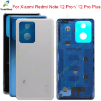 New Cover For Xiaomi Redmi Note 12 Pro+ Back Battery Cover Rear Housing For Redmi Note 12Pro Plus Back Glass Door Case