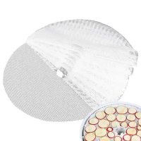 Silicone Dehydrator Mats 10pcs Reusable Silicone Round Dehydrator Trays For Steamer Dishwasher Safe Mesh Sheet Non-Stick Heat