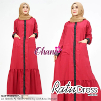 ratu dress ohana fashion wanita kekinian ootd gamis syari