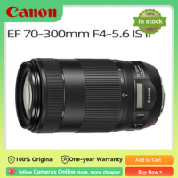 Canon EF 70-300 MM F4-5.6 IS II USM Full Frame DSLR Zoom Autofocus Large Aperture Lens For 90D 80D 5D4 5D3 1DX 6D 7D New(used)