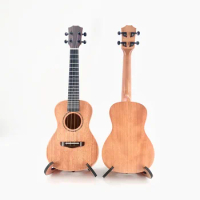 Professional 23" Acoustic Full solid Ukulele With Mahogany TOP /Mahogany Body, 23inch ukulele Concert 26 inch Tenor