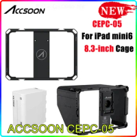 ACCSOON CEPC-05 8.3 inch For iPad Mini 6 Cage Power Supply Protection Kit Apple Tablet SeeMo/SeeMo Pro NPF Battery Buckle