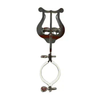 Music Clip Stand Lightweight Metal Trumpet Marching Lyre for Trombone Trumpet