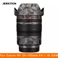 24-105 F4L Camera Lens Body Sticker 3M Vinyl Wrap Film Skin Protective Decal Accessories Coat for Canon RF 24-105mm F4 L IS USM