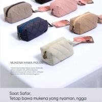 Mukena Hawaa polos by maisara premium