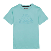 【KAPPA】義大利 時尚男吸溼排汗圓領衫(絲藍綠31199LWU7U)