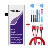 YDLBAT 1560mAh High Capacity Battery for iPhone 5S for iphone5S free Tool Kits+Battery sticker