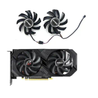 2 fans brand new for ASROCK Radeon RX570 590 5500XT 5600XT Phantom Gaming D2 OC graphics card replacement fan PVA080E12R