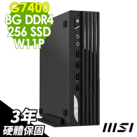 MSI PRO DP21 (G7400/8G/256G SSD/W11P)