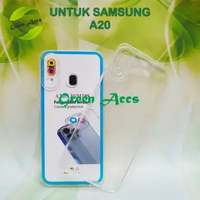 SILIKON ( SAMSUNG A20 ) CASE ANTI CRACK BENING / SOFTCASE / CASING SOFT HP HANDPHONE