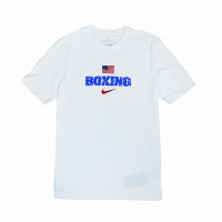 Nike T恤 Boxing Tee 美國國旗 男款 運動休閒 吸濕排汗 DRI-FIT 圓領 白 藍 561416100BXUS