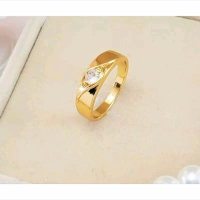 CINCIN TITANIUM WANITA PRIA MEWAH ELEGAN Rings