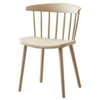 塑料椅/餐椅 塑料椅子家用現代簡約北歐餐椅咖啡廳創意靠背椅子ins網紅溫莎椅【CW07435】