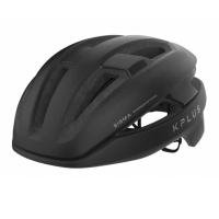 【KPLUS】公路競速SIGMA 絕佳散熱表現單車安全帽-消光黑(亞洲頭型/大透氣孔)