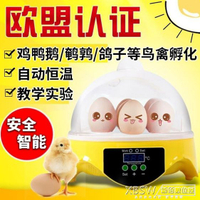 迷你孵化器全自動1枚智慧小型孵蛋器家用型兒童鴿子雞鴨鵝孵蛋機CY 【麥田印象】
