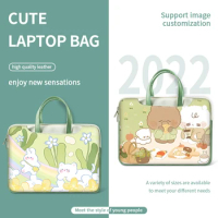 Laptop Bag PU Laptop Sleeve Case Handbag Multifunction Shockproof Bag 12 13 14 15 17inch Carrying Case For Macbook/Dell/HP/Asus