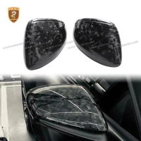 CSSYL NEW Carbon Fiber Rearview Mirror Shell Car Sticker For Porsche-Taycan OEM Design Side Mirror Cover Housing Car Accessories