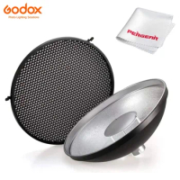 Godox AD-S3 Beauty Dish Reflector with Honeycomb Cover for Godox Witstro AD200 Pocket Flash Godox AD180 AD360 AD360II Speedlite