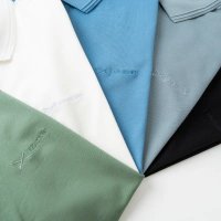 Áo polo nam MMANS màu trắng gạo basic tinh tế sang trọng chất vải cotton poly cao cấp co giãn