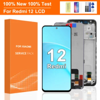 6.79" Original For Xiaomi Redmi 12 LCD Display Touch Panel Screen Digitizer Assembly For Redmi 12 23053RN02A Display Replacement