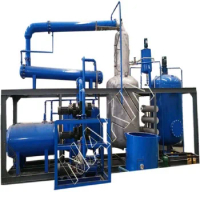 Recycled Motor Oil Plant Black Engine Oil Distiller Distillation Purify Filtration Machinery Equipment for Sale