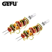 【GEFU】德國品牌不鏽鋼燒烤肉叉 燒烤串(2入)-15420