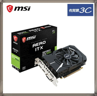 微星 MSI GeForce GTX 1050 Ti AERO 4G OCV1 顯示卡