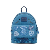 Loungefly Harry Potter Hogwarts Denim Mini Backpack
