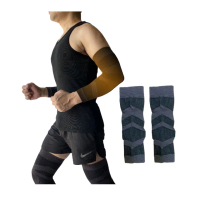 【Qi Mei 齊美】石墨烯健康能量護肘1雙組-台灣製(石墨烯 運動 護具 護肘 保暖 一體成形)