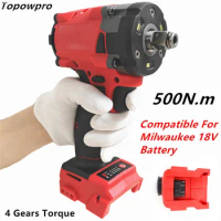 For Milwaukee 18V Battery Brushless Impact Wrench Electric Cordless Screwdriver Drill Power Tools Car Truck Repair