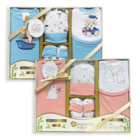 【Elegant kids】5件式嬰兒彌月禮盒-BB3010(新生禮盒)