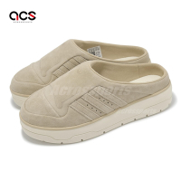 adidas 穆勒鞋 Rivalry Mule W 女鞋 米白 麂皮 厚底 拖鞋 休閒鞋 愛迪達 JH9608