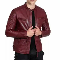 jaket kulit kualitas super terlaris jaket kulit motor pria 100% original dari kulit domba Garut asli