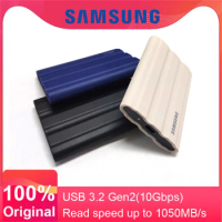 SAMSUNG T7 Shield 1TB 2T Portable Solid State Drive USB 3.2 Gen2 IP65 Waterproof External SSD For PC Mac Android Gaming Consoles
