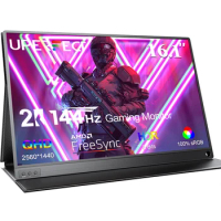 UPERFECT UXbox E2 2K 144Hz Gaming Monitor 16.1 Inch Portable Display 100%sRGB FreeSync HDR Ultra Slim External Screen For Laptop
