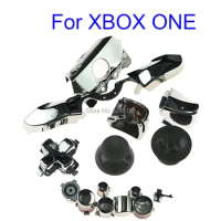 10sets Bumper Triggers Buttons Replacement Chrome Full Set D-pad LB RB LT RT ABXY Button For Xbox One Elite Controller