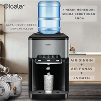 Iceler Mesin Es Multifungsi 3 in 1 Air Panas Air Dingin Es Batu