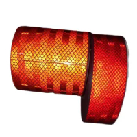 High Visibility Super Strong Reflective Red Car Decoratiive Sticker Reflective Self-adhesive Tape Road Traffic Warning Sign