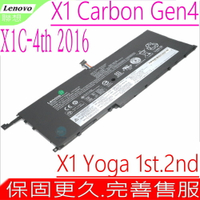 LENOVO X1C yoga Carbon gen4 4TH 2016年 原裝電池-聯想  X1 Carbon 4th,00HW028,00HW029,01AV409,01AV410,SB10F46466,SB10F46467,SB10K97566