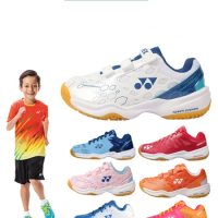2022 original tennis Shoes For kids children Breathable High Elastic Non-slip Sports Sneakers badminton