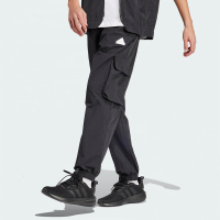 【adidas 愛迪達】長褲 男款 運動褲 M CE Q2 CARG PT 黑 IN3702(L4877)