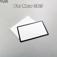 YUXI 1PCS For New 3DS LCD Screen Plastic Cover Len Top Upper Screen Len Cover Replacement High Quality
