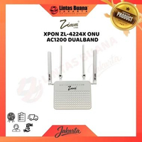 ZIMMLINK ZL-4224X XPON ONU AC1200 DUAL BAND ONU Support EPON & GPON ONT 4*1FE