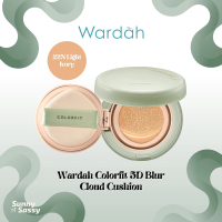 Wardah Colorfit 5D Blur Cloud Cushion 22N Light Ivory Matte Finish Tahan Lama Hingga 18 Jam dengan S