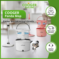 COOGER Electric Alat Pel Lantai Putar Single Spin Mop 2IN1 Bentuk Panda