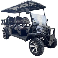 7.5kw electric push golfcart legal street vehicle Off-Road 6 seater CE Electric Golf Cart