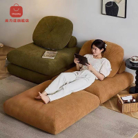 沙發床 懶人沙發 休閒椅 沙發椅 躺椅 網紅麻薯小沙發單人落地沙發懶人沙發可躺客廳小空間沙發情侶沙發 八折下殺 特價出 可開發票