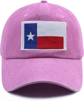 Texas State Flag Hats for Men Women Vintage Cotton Embroidered Lone Star State Baseball Cap