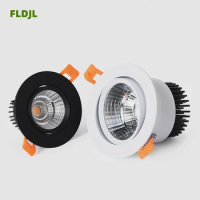 4 types round Dimmable Recessed LED Downlights 5w7w9w12w15w COB LED CeilingLamp Spot Lights AC110-220V LED Lamp Indoor Lighting